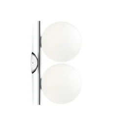 Flos IC C/W1 Double Váglampe Krom