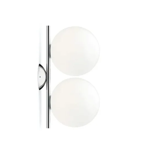 Flos IC C/W1 Double Váglampe Krom
