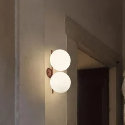 Flos IC C/W1 Double Váglampe Krom