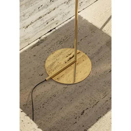 Flos IC F1 Gulvlampe Guld