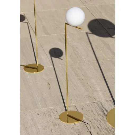 Flos IC F1 Gulvlampe Guld