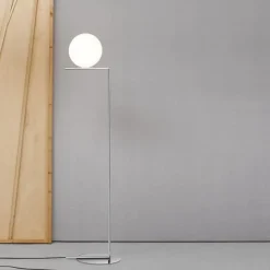 Flos IC F2 Gulvlampe Krom