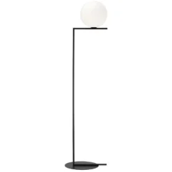 Flos IC F2 Gulvlampe Mat Sort