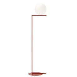 Flos IC F2 Gulvlampe Mørk Rød