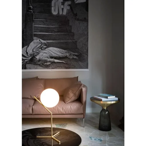 Flos IC T1 Høj Bordlampe Messing