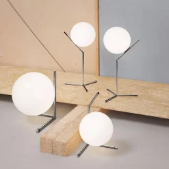 Flos IC T1 Lav Bordlampe Krom