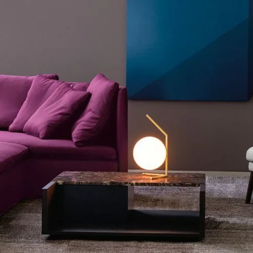Flos IC T1 Lav Bordlampe Krom