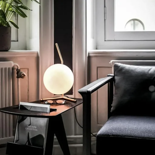Flos IC T1 Lav Bordlampe Krom