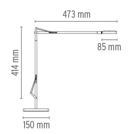 Flos Kelvin Edge Bordlampe Sort