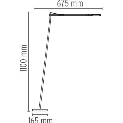 Flos Kelvin F LED Gulvlampe Antracit