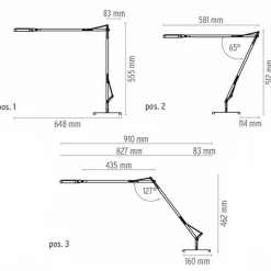 Flos Kelvin T LED Bordlampe Hvid