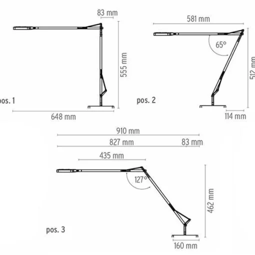 Flos Kelvin T LED Bordlampe Hvid