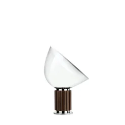Flos Taccia LED Bordlampe Bronze Med Glas
