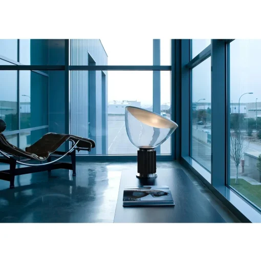 Flos Taccia LED Bordlampe Bronze Med Glas