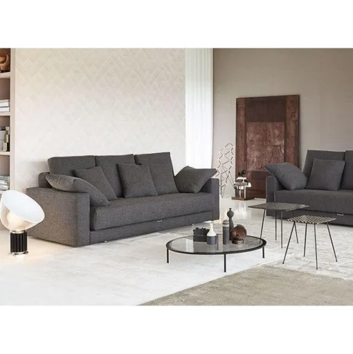 Flos Taccia LED Bordlampe Bronze Med Glas