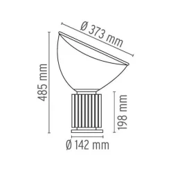 Flos Taccia LED Bronze Lille