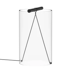 Flos To-Tie T2 Bordlampe Mat Sort