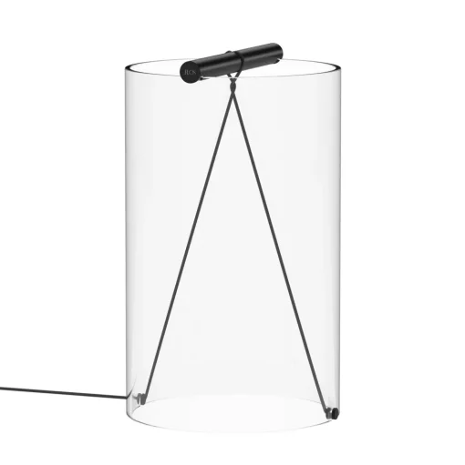 Flos To-Tie T2 Bordlampe Mat Sort
