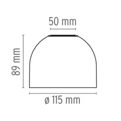 Flos Wan C/W Loftslampe Sort