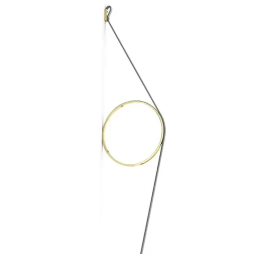 Flos Wirering Váglampe Grå/Gul