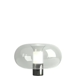 FontanaArte Fontanella Bordlampe Stor Krom/Sort