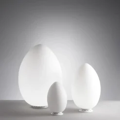FontanaArte Uovo Bordlampe Lille Hvid