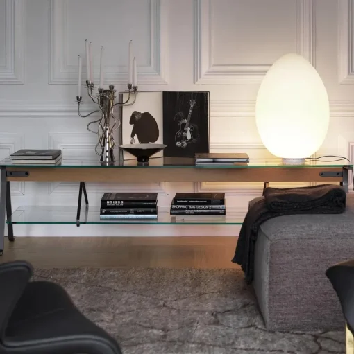 FontanaArte Uovo Bordlampe Stor Hvid