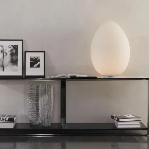 FontanaArte Uovo Bordlampe Stor Hvid