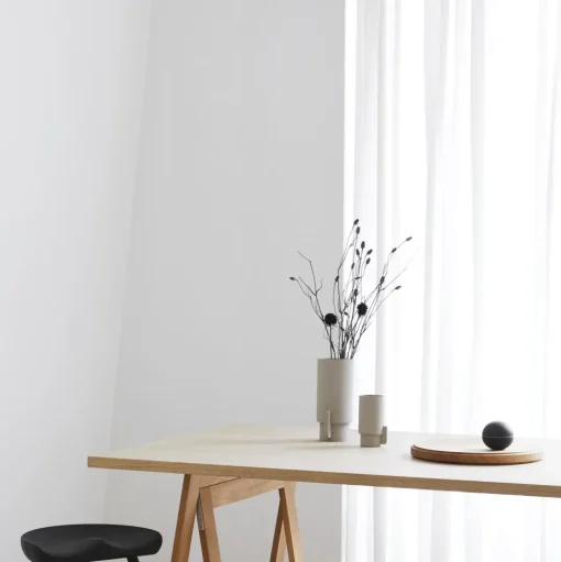 Form & Refine Alcoa Vase Stor Lysgrå