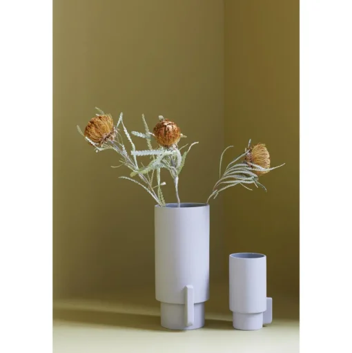 Form & Refine Alcoa Vase Stor Lysgrå