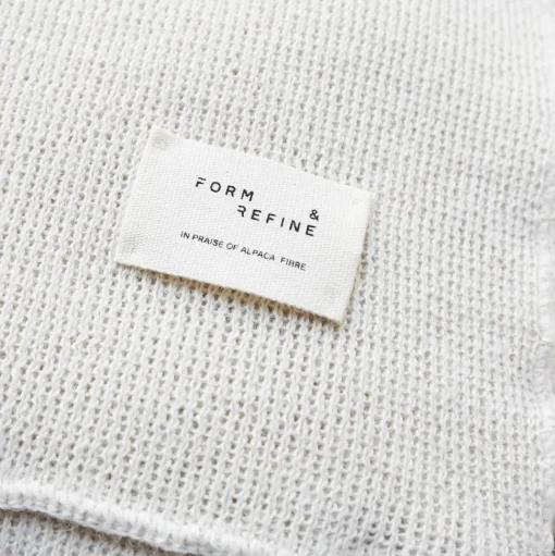 Form & Refine Aymara Plaid Mønster Creme