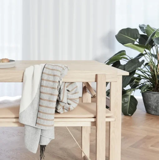 Form & Refine Aymara Plaid Rib Lysebrun