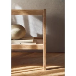 Form & Refine Journal Sidebord Hvid Olieret Eg