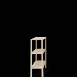 Form & Refine Leaf Reol 1x3 Hvid Olieret Egetrá