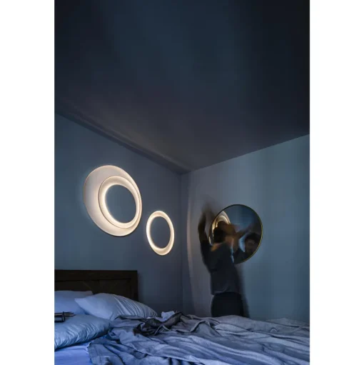 Foscarini Bahia Vág/Loftlampe Led med Lysdámper Hvid