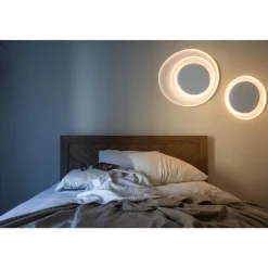 Foscarini Bahia Vág/Loftlampe Led med Lysdámper Hvid/Violet