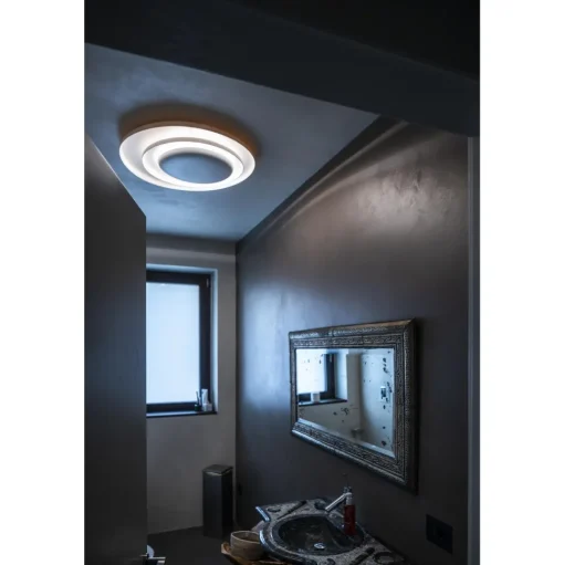 Foscarini Bahia Vág/Loftlampe Led med Lysdámper Hvid/Violet