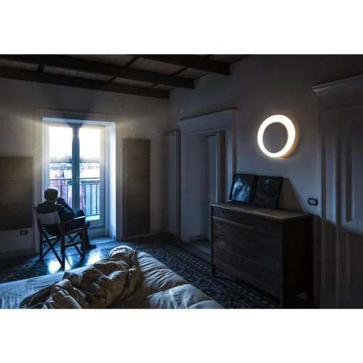 Foscarini Bahia Vág/Loftlampe Led med Lysdámper Hvid/Violet