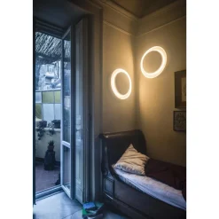 Foscarini Bahia Vág/Loftlampe Led med Lysdámper Hvid/Violet