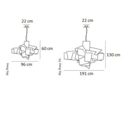 Foscarini Big Bang LED Pendel Hvid