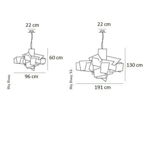 Foscarini Big Bang LED Pendel Hvid