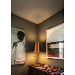 Foscarini Birdie Bordlampe Kobber LED med Lysdámper
