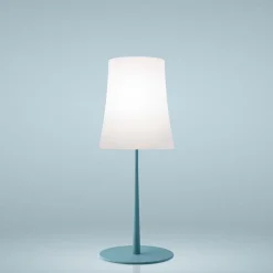 Foscarini Birdie Easy Bordlampe Grande Lys Blå