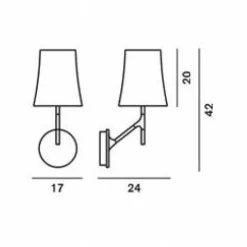 Foscarini Birdie Váglampe Hvid