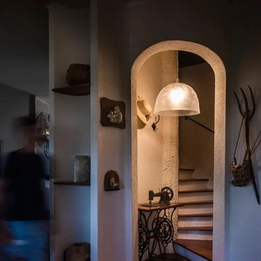 Foscarini BUMP Pendel Transparent & Frost