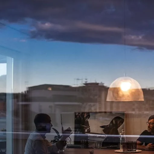 Foscarini BUMP Pendel Transparent & Frost