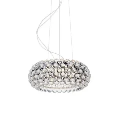 Foscarini Caboche Plus Pendel Media LED Dámpbar Transparent