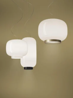 Foscarini Chouchin 2 Reverse My Light Pendel Hvid/Sort