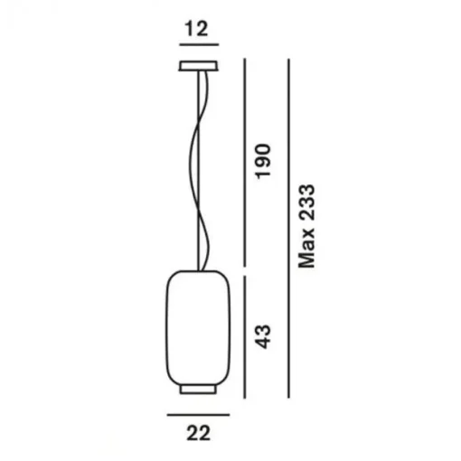 Foscarini Chouchin Pendel Grøn