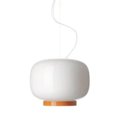Foscarini Chouchin Reverse Pendel Hvid & Orange